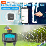 1PCS Tuya Smart Sprinkler Timer ,Dual Bluetooth Garden Hose Watering System, Outdoor Water Timer for Garden Hoses,Programmable Aimak Store