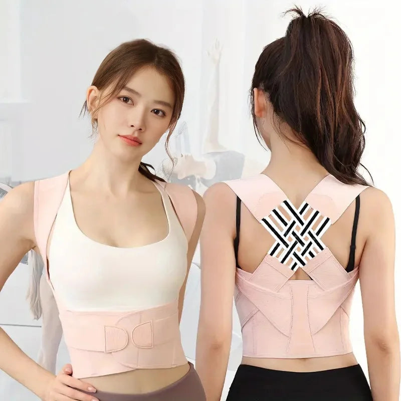 Posture Corrector for Women and Men, Adjustable Shoulder Posture Brace, Back Straightener Posture, Used for Middle Upper Spine Aimak Store