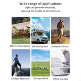 Efficient 10W Solar Phone Charging with USB Port Phone Charging Waterproof Solar Charging for Hiking Camping & Travel Need C7AC Aimak Store