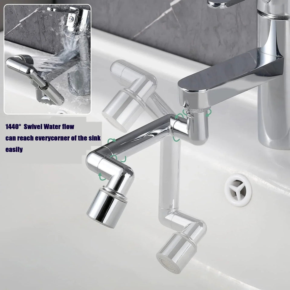 360° Swivel Faucet Extender, Water Saving Tap Sprayer with 3 Modes, for Kitchen, Bathroom Sink, RV Camper & Home Use Aimak Store