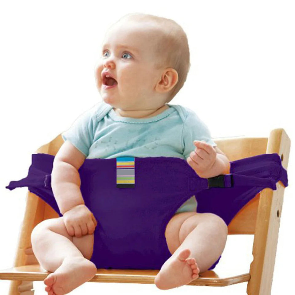 Foldable Baby Dining Chair And Table Safety Belt Anti-drop Adjustable Washable Portable Child High Seat Safety Feeding Strap Aimak Store