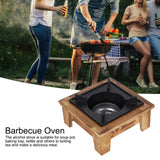 Portable BBQ Grill Korean Japanese Barbecue Alcohol Oven Stove Household Furnace Kitchenware Cooking Utensil for Outdoor Picnic Aimak Store