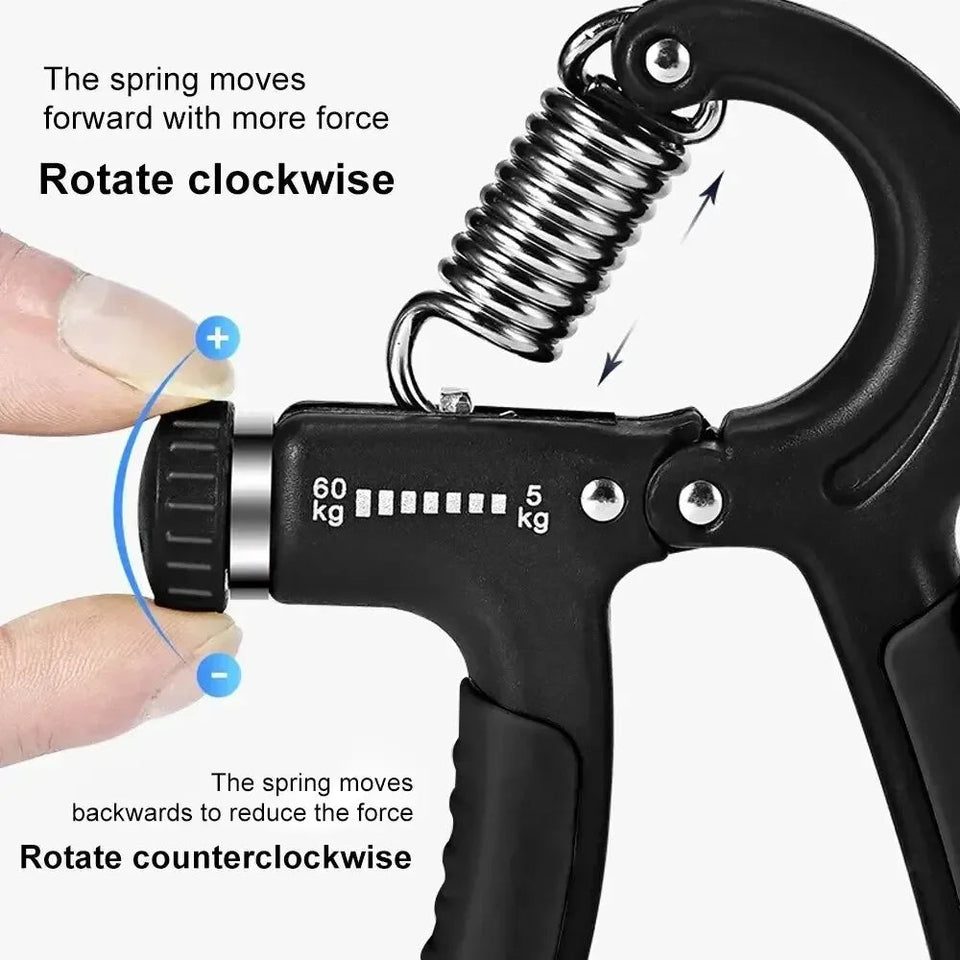 Grip Strength Trainer, Hand Squeezer Adjustable Resistance, Hand Grip Strengthener for Muscle Building and Injury Recovery Aimak Store