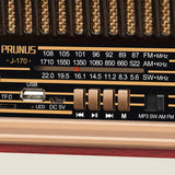 Classical Retro Radio FM/AM/SW Radio Receiver Bluetooth Speaker MP3 Music Player USB/TF Card/AUX Rechargeable 1800mAh battery Aimak Store