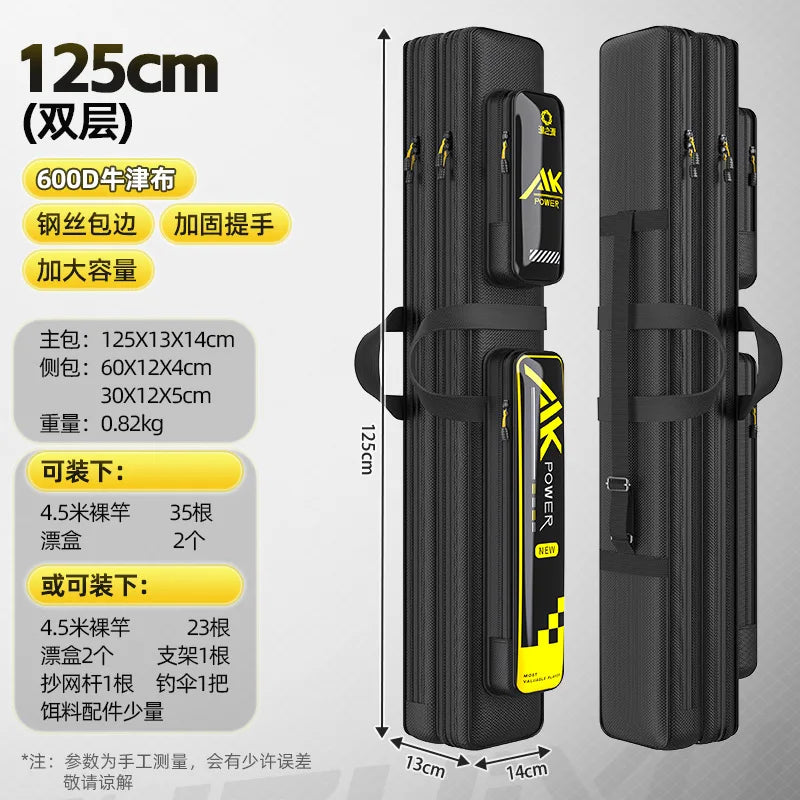 YUZHIYUAN 2025 New Fishing Rod Bag Lightweight Waterproof Wear-resistant Sea Rod Bag Special Fishing Big Belly Storage Bag Aimak Store