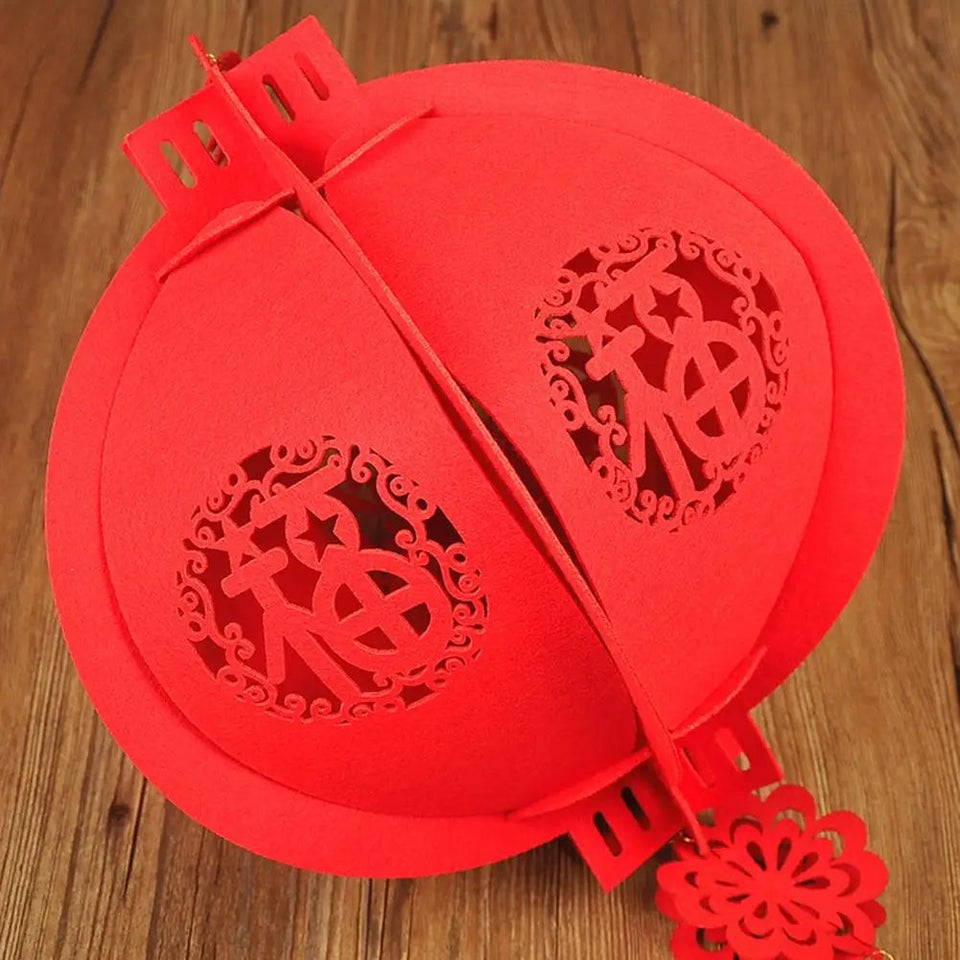 Chinese Lantern Hanging For 2024 Chinese New Year Chinese Red Lucky Lantern Hanging Spring Festival Home Decoration Lanterns Aimak Store