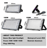 LED UV USB FloodLight 50W 100W 150W Disco Party LED USB Stage Blacklight AC 220V Ultraviolet Fluorescent Stage Lamp Floodlight Aimak Store