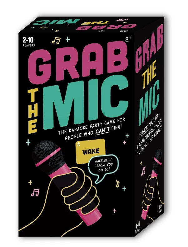 Lucky Egg Official Grab The Mic Family Karaoke Board Game 2-10 Players Game For Hilarious Game Nights Birthday Party Kids Gift Aimak Store