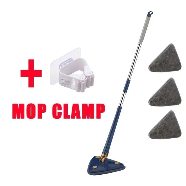 Triangle Mop 360 Rotatable Extendable Adjustable 110 Cm Cleaning Mop For Tub Tile Floor Wall Cleaning Mop Deep Cleaning Mop Aimak Store