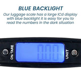 50kg/10g Digital Luggage Scale Electronic Portable Suitcase Travel Weighs With Backlight Electronic Travel Hanging Scales Aimak Store