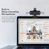 FIFINE 1440p Full HD PC Webcam with Microphone, tripod, for USB Desktop & Laptop,Live Streaming Webcam for Video Calling-K420 Aimak Store