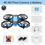 4DRC V8 Mini Drone 4k profession HD Wide Angle Camera 1080P WiFi fpv Drones Height Keep Remote Control Helicopter Gift Toys Aimak Store