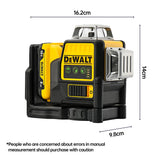 Dewalt DW089LG Laser Level 12 Line 3 Sides*360 Degree Vertical Lines Laser Level Meter Outdoor Uses 12V Lithium Battery Aimak Store
