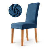 1/2/4/6PCS Velvet Chair Cover Super Soft Elastic Dining Chair Slipcover Seat Cases For Kitchen Dining Room Wedding Banquet Home Aimak Store