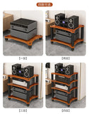 HiFi amplifier rack cabinet shock mount removable CD player video audio equipment metal tripod Desktop tripod stand speaker Aimak Store