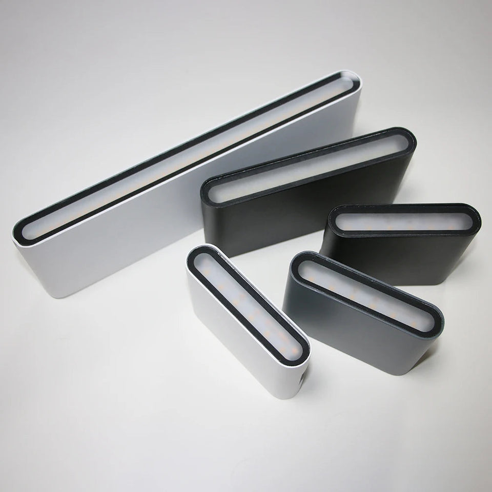 6W 12W 24W LED Outdoor Waterproof Wall Lamp Bedroom Living Room Balcony Wall Light Aluminum Exterior Wall Lamp Sconce Fixtures Aimak Store