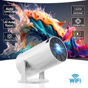 X8 Projector 4K Native HD 1080P Dual Wifi6 Cinema Portable Projetor Built-in Android System suitable for home/outdoor/office Aimak Store