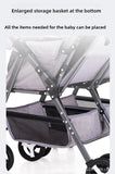 Twin Baby Stroller Can Sit and Lie Down Lightweight Stroller Two Children Outdoor Skate Baby Gods Double Seat Folding Stroller Aimak Store