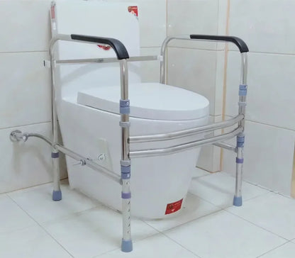 Non Slip Bathroom Armrest Easy To Install Toilet Chair Stainless Steel Lavatory Support Frame Foldable Safety Shower Seat