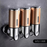 1-3pcs Wall Mounted Square Manual Liquid Soap Dispensers Shampoo Container Soap And Gel Dispenser Bathroom Accessories 500ML Aimak Store