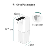 Automatic Inductive Soap Dispenser Foam Washing USB Rechargeable Smart Hand Washing Soap Dispenser Alcohol Spray Dispenser Aimak Store