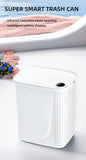 20L Smart Sensor Trash Can With Display Type-C Recharging Automatic Wastebin For Bathroom Kitchen Toilet Wastebasket Smart home Aimak Store