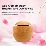 Mini Imitation Wood Sonic Humidifier USB Aromatherapy Essential Oil Diffuser Home Air Humidifier Desktop Woodgrain Humidifier Aimak Store