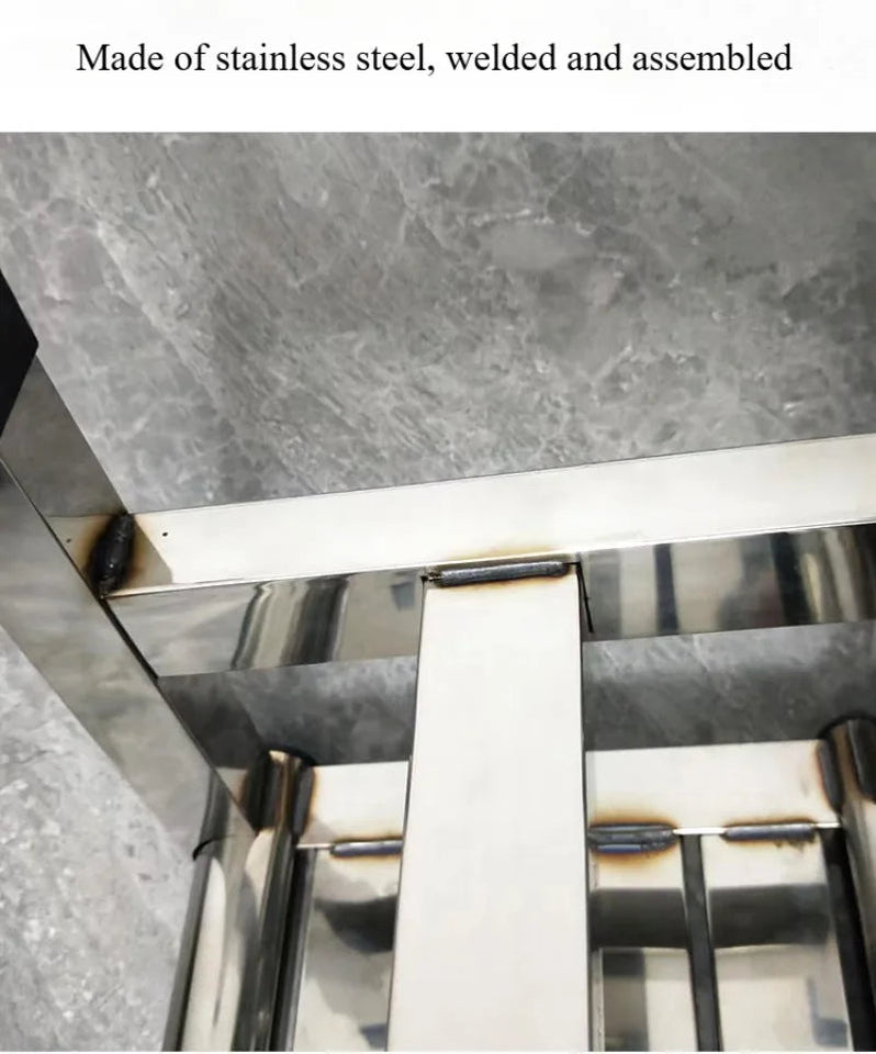 Multi-size Stainless Steel Stool Bathroom Thickened Foot Stool Home Factory Console Use Multifunctional Furniture Mueble Aimak Store