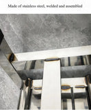 Multi-size Stainless Steel Stool Bathroom Thickened Foot Stool Home Factory Console Use Multifunctional Furniture Mueble Aimak Store