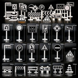 Children Playmat Activity Surface Waterproof Map Kids Animal Road Toy Baby Dinosaur Road Portable Carpet Farm Road Non-Toxic Mat Aimak Store