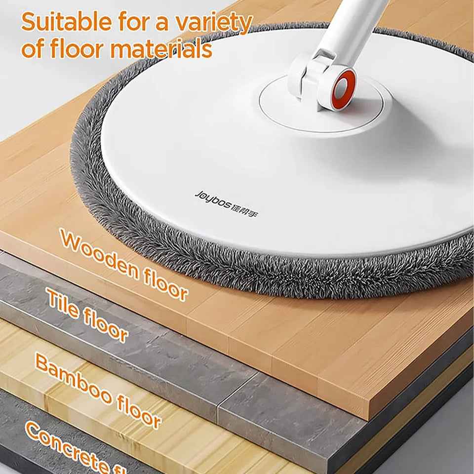 Joybos Clean Dirty Separation 360 Spin Mop Bucket Set and Wringer with Three Types Mop Heads mops clean floor Aimak Store
