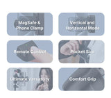 Ulanzi MA35 MagSafe Smartphone Camera Shutter Grip Bluetooth Selfie Handle As Camera Photo Stabilizer Vertical Horizontal Shoot Aimak Store