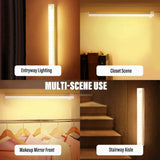 30CM/11.81inch Magnetic Smart Sensor Cabinet Light Rechargeable Night Light Home Closet Light Support Infinitely Dimmable Aimak Store