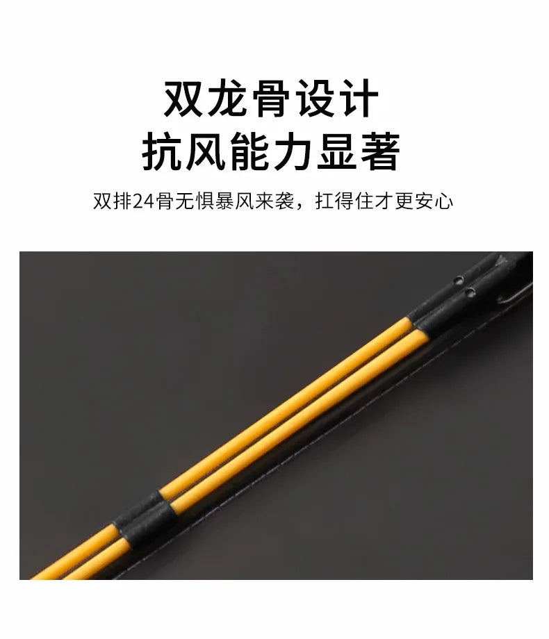 Umbrella Fully Automatic Men's Reinforced Women's Sunshade Umbrella, Rain and Rain Dual Use Umbrella, UV Protection Aimak Store