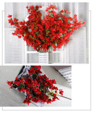 Bougainvillea Artificial Flower Silk Fake Flower Wedding Home Decor Garden Engineering Landscaping Plants Garland Flower Wall Aimak Store