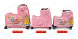 Cartoon children's trolley case Rideable Universal wheel children's travel password case Large capacity children's luggage Aimak Store