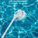 Multifunction Detachable Electric Bath Brush 5in1 Facial Cleansing Skin Grinding Back Rubbing Long Handle Massage Shower Brush Aimak Store