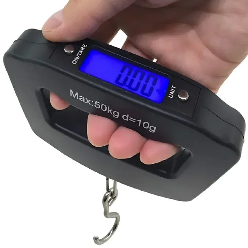 50kg/10g Digital Luggage Scale Electronic Portable Suitcase Travel Weighs With Backlight Electronic Travel Hanging Scales Aimak Store