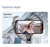 Q18 Desktop Following the shooting Mode Gimbal Stabilizer Selfie Stick Tripod with Fill Light for iPhone Cell Phone Smartphone Aimak Store