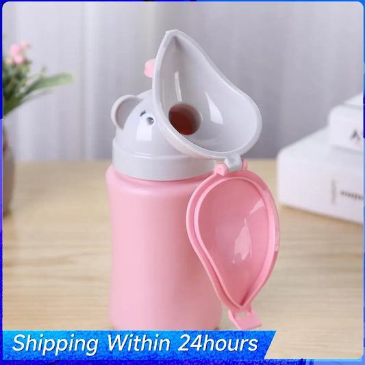 Baby Travel Urinal Pot ABS Kid Portable Urinal Toilet Potty Training Baby Boys Girl Car Outdoor Travel Supply