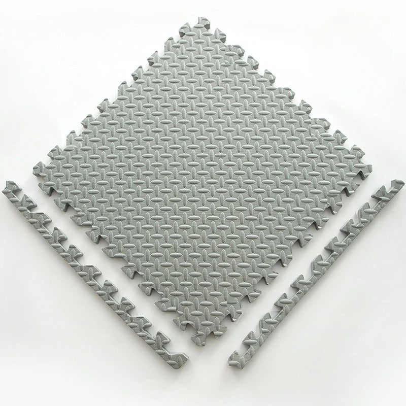 12pcs Foam Baby Play Mat Puzzle Mat Kids Interlocking Exercise Tiles Rugs Floor Tiles Toy Carpet Soft Carpet 30*30*1cm Aimak Store