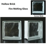 Pack 6 Square Hollow Bricks for Home Decoration, Glass Brick, Screen Room Divider, Office and Hotel Partition Wall, 7.5in(19cm), Aimak Store