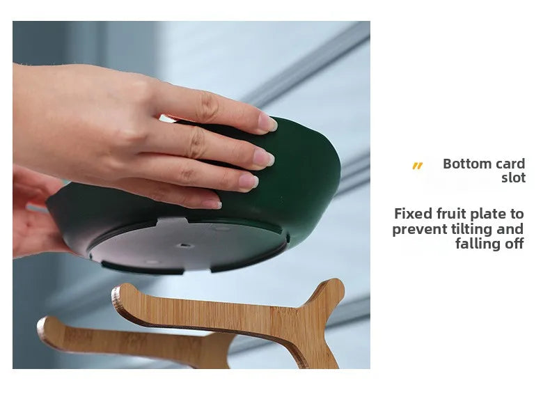 Internet Famous Fruit Tray Creative Modern Home Decoration Multilayer Nordic Style Luxury Snack Tray Aimak Store