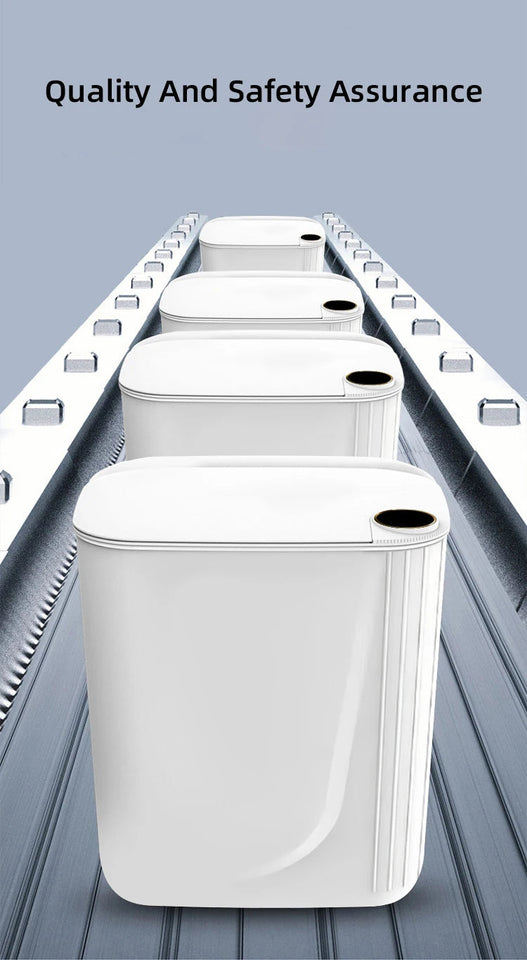 20L Smart Sensor Trash Can With Display Type-C Recharging Automatic Wastebin For Bathroom Kitchen Toilet Wastebasket Smart home Aimak Store