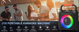 T17 Karaoke Machine Comes with 2 Wireless Karaoke Microphones, Portable Bluetooth Speaker Home Karaoke 0K System, with Rgb Colorful Lights Aimak Store