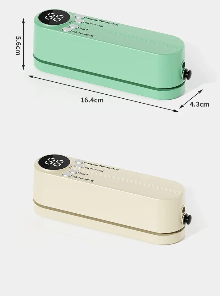 BIESUO Mini Wireless Fully Automatic Vacuum Sealing Machine Household Small Portable Food Packaging Plastic Sealing Machine Aimak Store