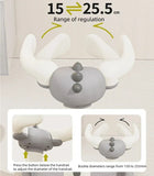 Baby standing bath for 6-24 months with adjustable height stand baby washing butt armrest stand baby standing bath table Aimak Store