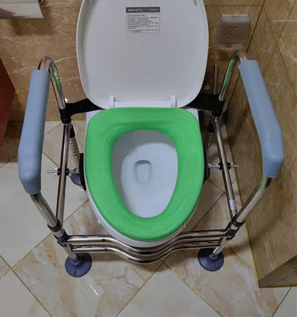 Non Slip Bathroom Armrest Easy To Install Toilet Chair Stainless Steel Lavatory Support Frame Foldable Safety Shower Seat