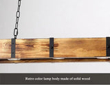 Old Style American Vintage Attic Wooden Pendent Lamp Dining Room Bar Table Clothing Store Industrial Pendant Lamp Led Lighting Aimak Store
