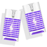 2Pcs LED Mosquito Killer Lamp Multifunctional Light Controlled Mosquito Killer LED Trap Electric Shock Mosquito Killer Lamp Aimak Store